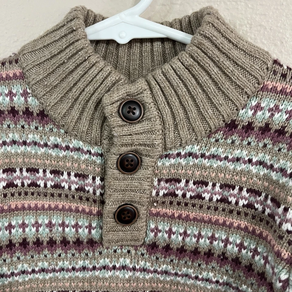 Size 4 Janie And Jack The Cabin Fair Isle Sweater - Image 2 of 4