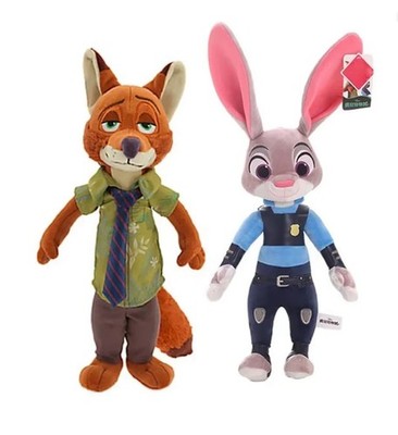 HOT！HOTSALE 38 Cm Disney Cartoon Anime Movie Zootopia Plush Toy Fox Nick Wilde R