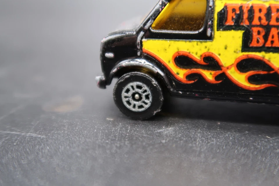 Vintage 1977 Corgi Junior Custom Van Fire Ball 1/64 Diecast/Plastic Chevrolet - Image 3 of 4