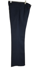 Vtg 1980s Levis Polyester Pants Mens 30x33 Navy Blue Straight Leg Black Tab 5209