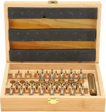 Watch Mainspring Winder Set 20pcs High Copper Watch Winding Tool Kit with Wo....