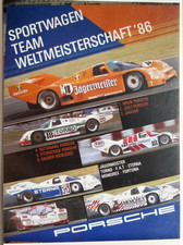Porsche Factory Poster 86 World Champion Porsche Factory Poster 86 World Champion