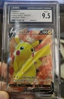 Pikachu V (Full Art) 157/172 Swsh09: Brilliant Stars Holo CGC 9.5