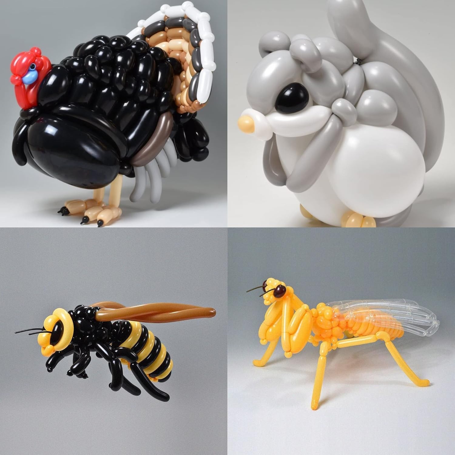 200 PCS Latex Twisting Balloons 260Q Balloons Assorted Colors Long Balloons for.