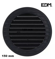 GRIGLIA DI VENTILAZIONE AREAZIONE DA ESTERNO IN PLASTICA ROTONDA X FORO 150 mm