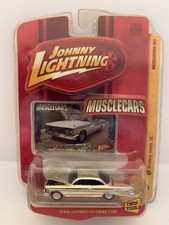 Johnny Lightning Musclecars 1961 Chevy Impala Ss 164 Silver Diecast Car Model