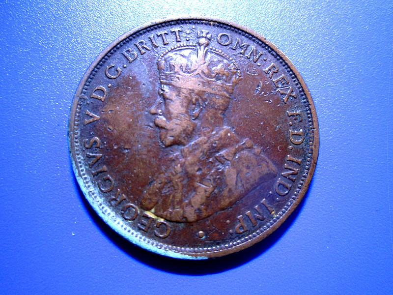 Australia One Penny 1912 George V (FREE S/H)