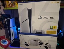 Sony PS5 SLIM e/o PSVR2 CON SCATOLI ORIGINALI (LEGGI DESCRIZIONE)
