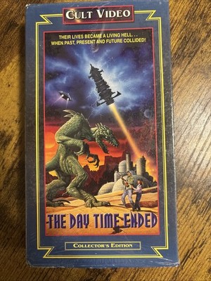 The Day Time Ended 1979 VHS Full Flap Media Cult Horror Sci-Fi