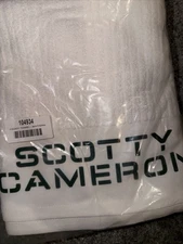 Scotty Cameron Putter Towel White Green Limited Edition Caddy Towel New Sealed