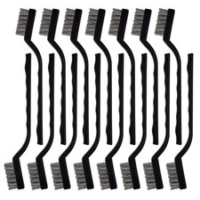 Topbuti 15 Pcs Mini Stainless Steel Wire Brush Set for stainless steel