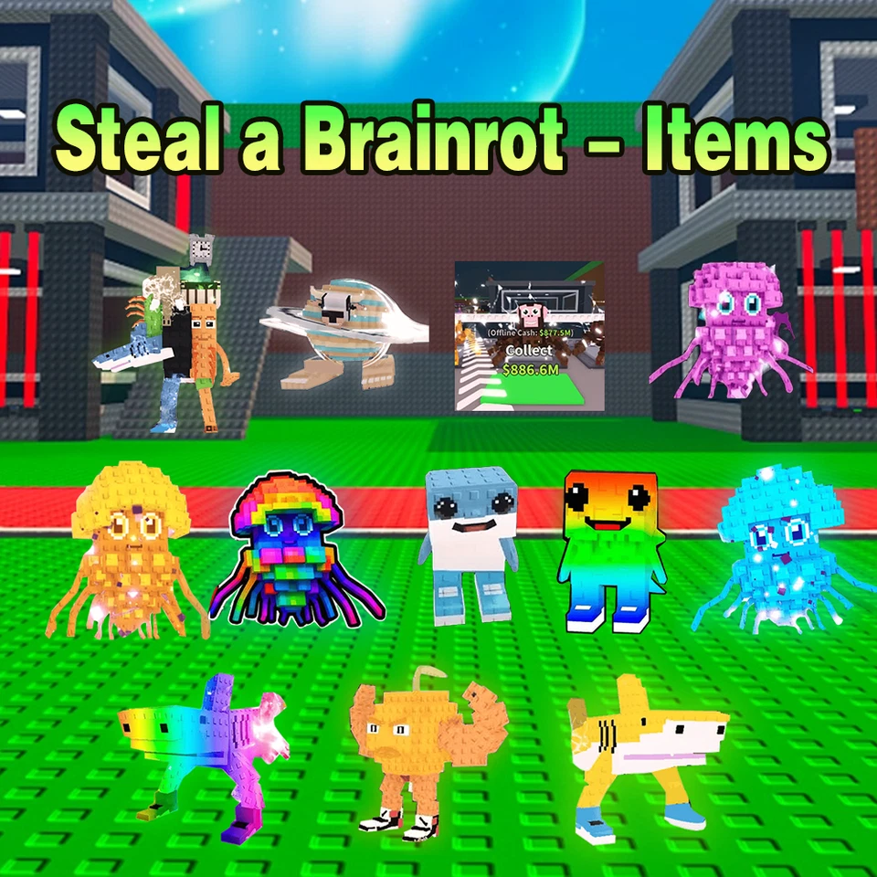 Steal a Brainrot Items🤖GODS + Secret Brainrots💸Roblox Code FAST Delivery⚡Cheap