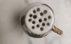 3.5 H . Porcelain Hand Painted Salt Shaker White 22 K Gold Gilt, Royal Worcester — photo 4
