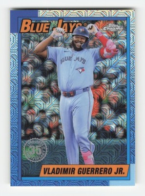 2025 Topps 1990 35th Anniversary Chrome #T90C-30 Vladimir Guerrero Jr. NM+