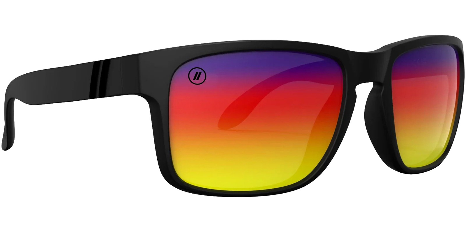 Canyon Men's Square Wrap Sunglasses W/ Mirror Lens - 206004
