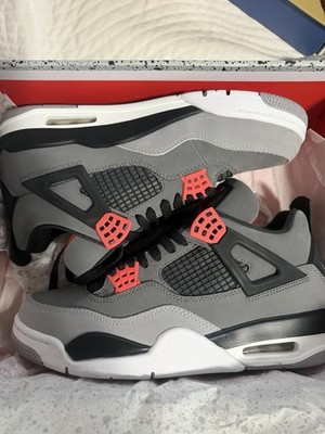 Jordan Air Jordan 4 Infrared 2022 Mid Top Men's Colorblock Lace-Up Sneakers