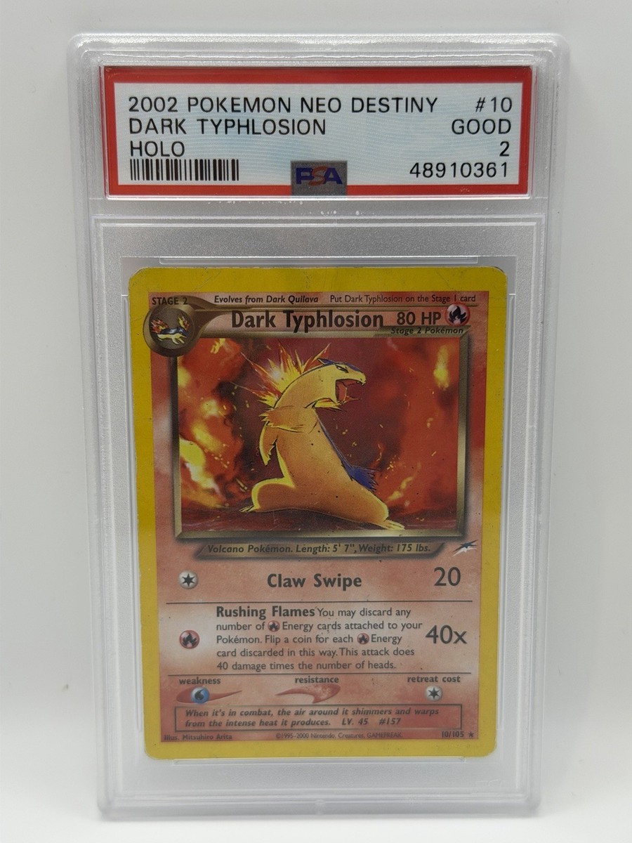 Dark Typhlosion 10/105 Neo Destiny Holo for sale online | eBay