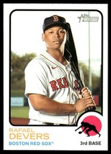 Rafael Devers 2022 Topps Heritage #34 Boston Red Sox MLB READ FREE SHIPPING
