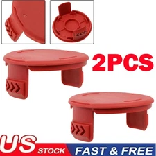 2x Red Grass Eater Spool Cap Cover For Hyper Tough Trimmer HT19-401-003-06 HOT