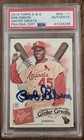 Bob Gibson 2019 Topps Allen & Ginter's PSADNA Autographed Signed On Card Auto
