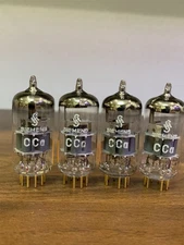 Siemens CCa E88cc 6922 6DJ8 Grey Shield, Gold pin, NOS, Match(Price for 01 tube)