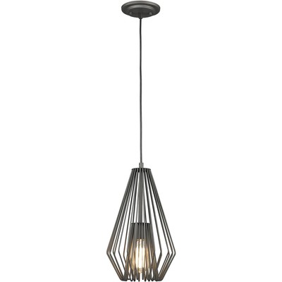 Z-Lite 442MP-BRZ Quintus 1 Light 9.25 inch Bronze Pendant Ceiling Light