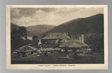 White border postcard, Three Hills, Warm Springs, Virgina, Albertype Co.