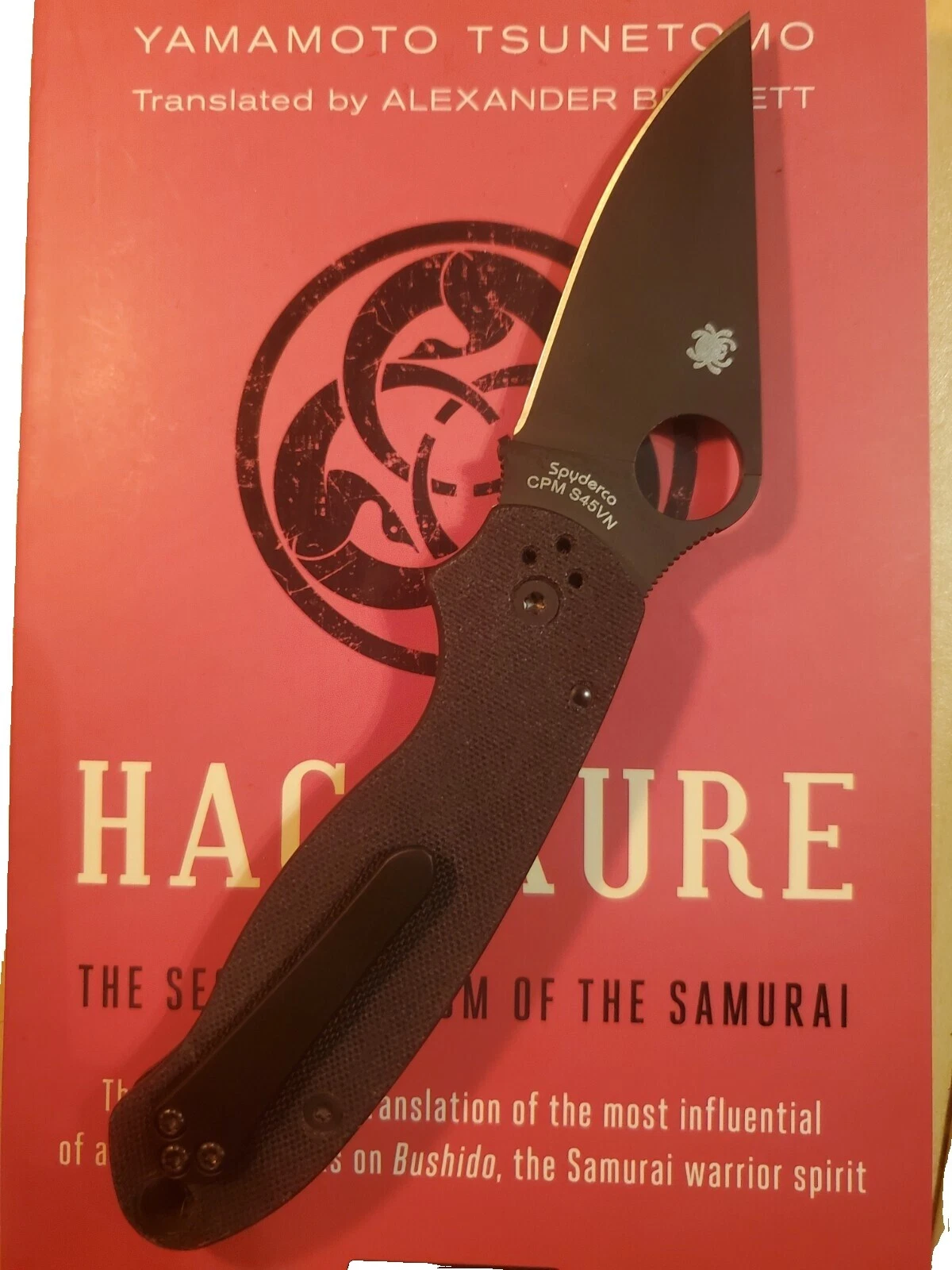 Mango de Titanio Spyderco Military modernos de colección cuchillos plegables producidos en fábricas