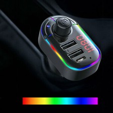 Bluetooth Wireless Adapter FM Transmitter MP3 Radio Music Dual USB Charger Car