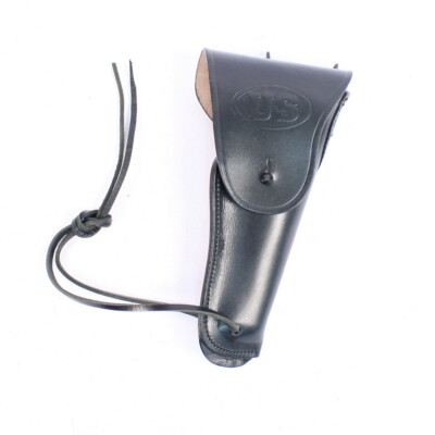 Replik Leder Gürtelholster für den Colt 45. Colt 45 Holster schwarz AV185