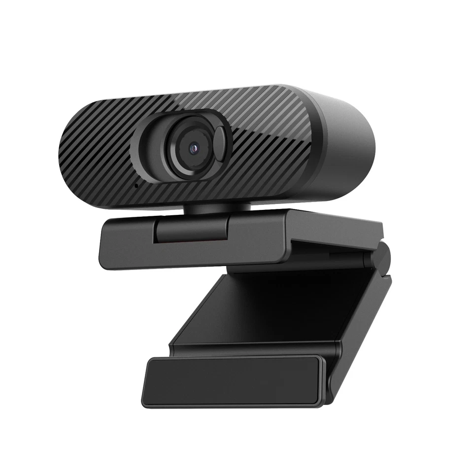 JLab Go Pop USB HD Webcam, Black, 1080p/30 FPS, 2.1 Megapixels, Privacy Shutter