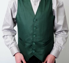 Men's WAISTCOAT For WEDDING WAITERS BAR STAFF Vest Tops Waist Coats Fancy Dress 