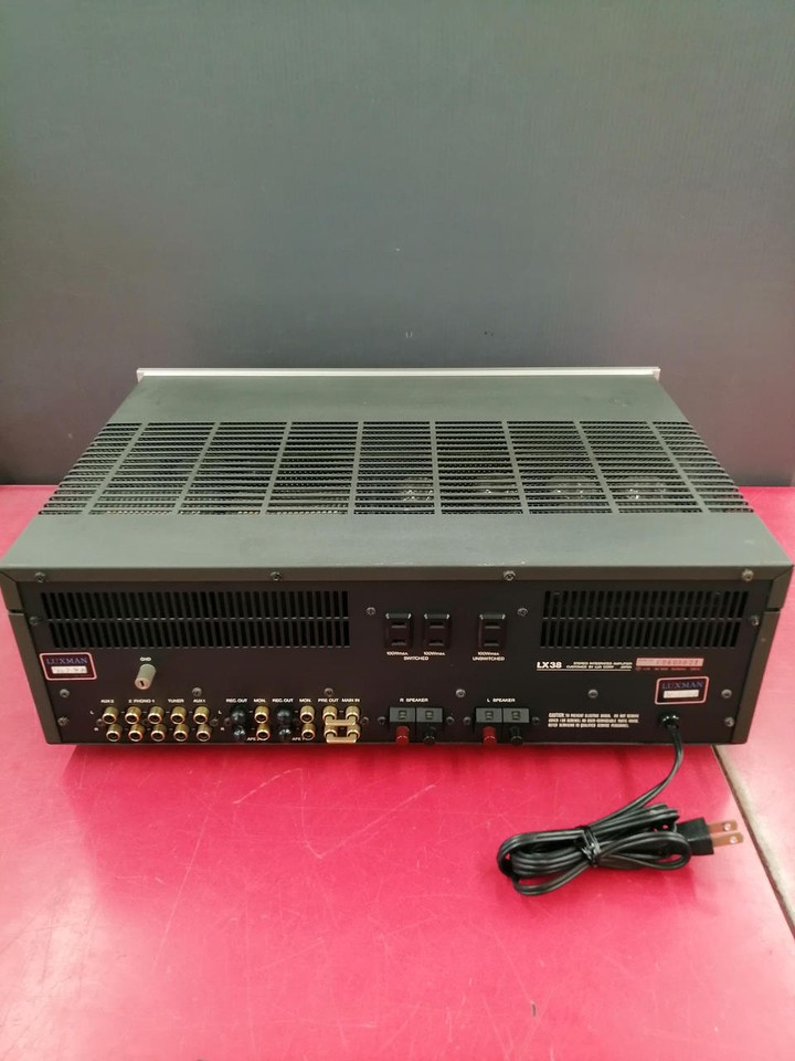 Luxman Lx38 Vacuum Tube Amplifier eBay