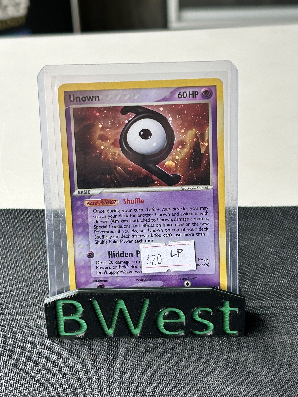 Unown Z Unseen Forces Holo Rare Z/28 Lightly Played LP Pokemon