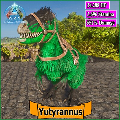 Ark Survival Ascended PC/PS5/XBOX PVE  Yuty [Yutyrannus]  24k HP 551 Damage