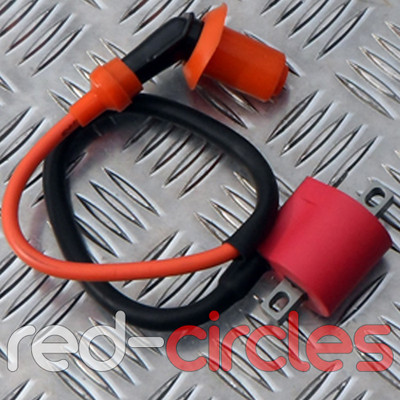 (T3) CHINESISCHER IMPORT ROLLER RENNEN ZÜNDUNG LEISTUNGSSPULE & HT-KABEL (2 SCHRAUBEN)