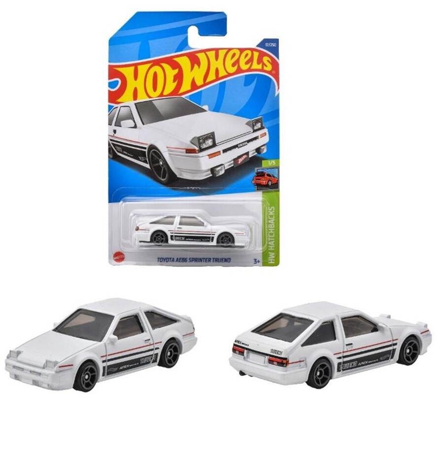 Hot Wheels Toyota AE86 Sprinter Trueno Kids Model Diecast Toy Car