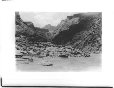 At The Foot Of Bright Angel Trail On The Colorado River Grand Cany - Old Photo