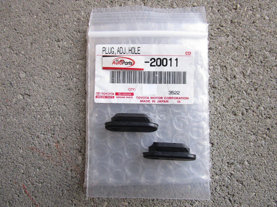 81-96 TOYOTA LAND CRUISER TAMBOR TRASERO FRENO INSPECCIÓN TAPÓN CANTIDAD 2 OEM NUEVO Foto 3 de 4