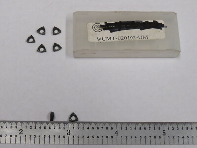 COMMAND WCMT-020102-UM CARBIDE INSERTS, 7 PCS