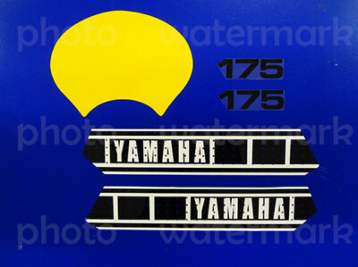 1980 80' Yamaha IT175 kit 5pc Decals stickers graphics autocollants pegatinas IT