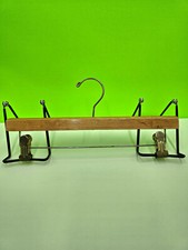 Single Vintage Authentic Wooden Guess Branded Pants Hanger RARE