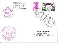 5-4-1987 French Antarctic - Patrouilleur Albatros - Martin De Vivies - F15724