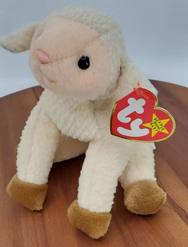 Vintage 1998 Ty Beanie Baby Ewey Lamb Sheep Excellent Condition