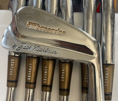 MacGregor Nicklaus Ambassador Partial Irom Set PW SW Mint  Condition