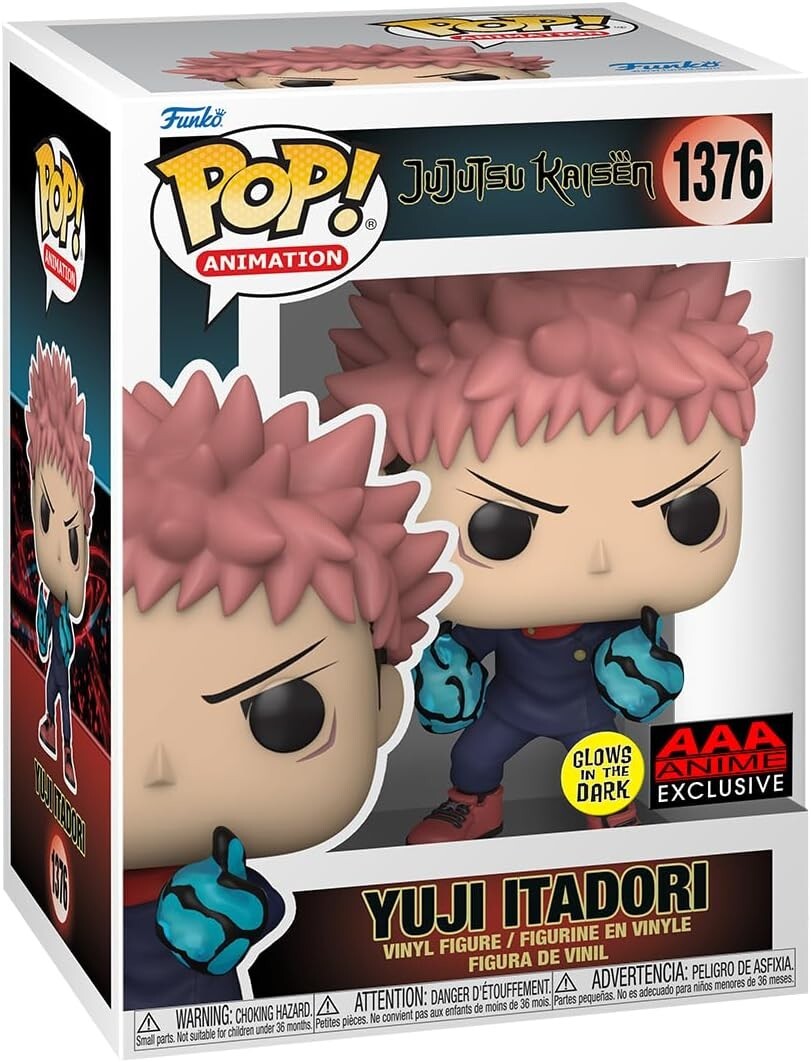 Funko Pop Jujutsu Kaisen Yuji Itadori Divergent Fist Figure AAA
