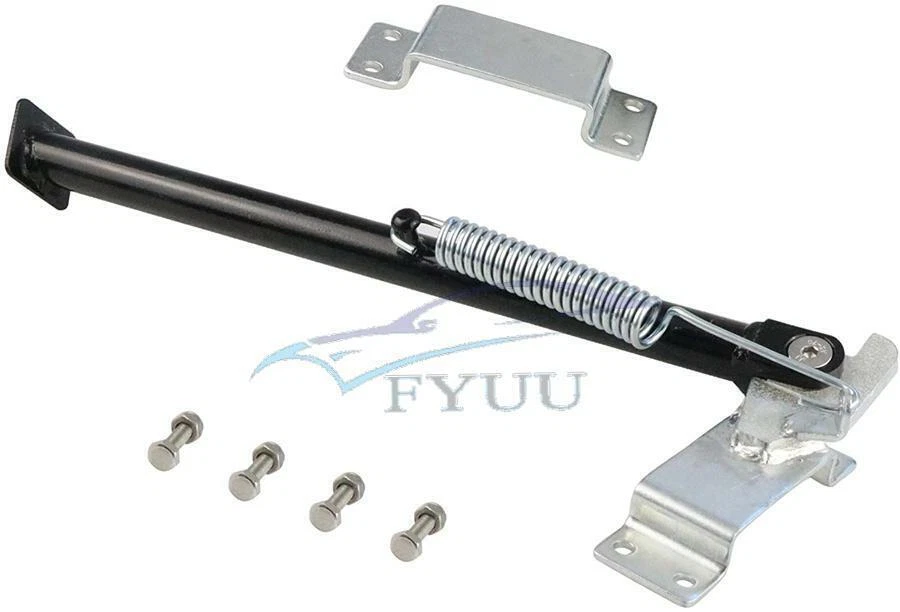 Soporte de patada lateral con abrazadera universal de 14" para moto todoterreno CR125 Foto 2 de 4