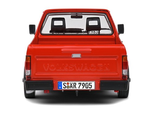 1983 VOLKSWAGEN CADDY MK 1 PICKUP MARS RED 1/18 DIECAST MODEL BY SOLIDO S1803511 - Picture 8 of 9