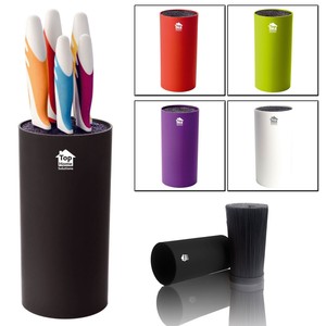 Runde Universal Kuchen Messer Block Aufbewahrung Messer Halter Stander Kunststoff Neu Ebay