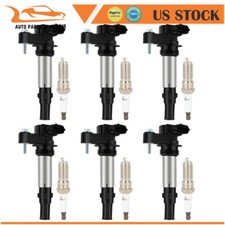 Ignition Coils & Spark Plugs Fits Cadillac STS Buick Enclave GMC Chevy 2.8 3.6L